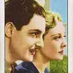 Cigarette card from Hitchcock's 1935 film, 'The 39 steps'
