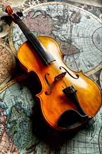 Violin and maps