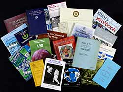 A selection of sport books from the Library's collections