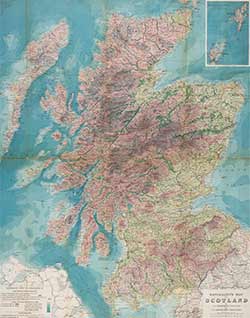 Map of Scotland, 1893