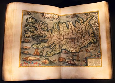 A map of Iceland from 1592