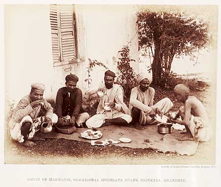 Photo of bhang drinkers