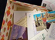 Box with correspondence