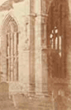 Melrose Abbey windows
