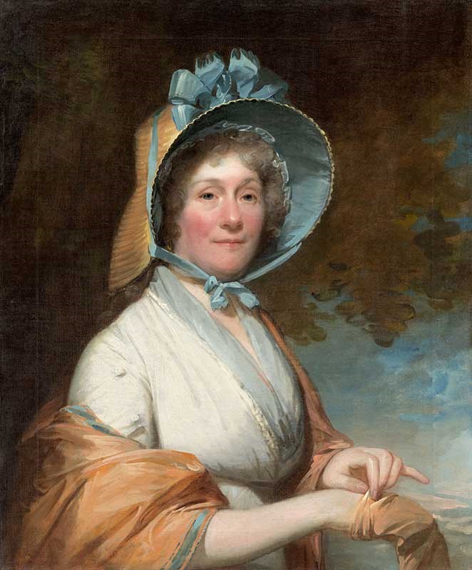 A painted portrait of Henrietta Liston.