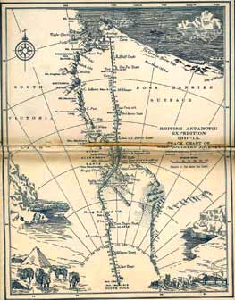 Scott's last expedition map