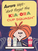 Detail from advert for Kia-Ora drink