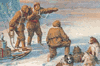 Fry's cocoa advert showing men in Antarctica