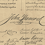 'John Hancock' and other signatures