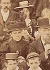 Group of people seated at an outing in 1899