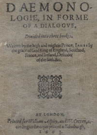 'Daemonologie' title page