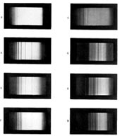 Images of spectra from stars