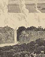 Engraving of Zambesi Falls