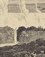 Engraving of Zambesi Falls