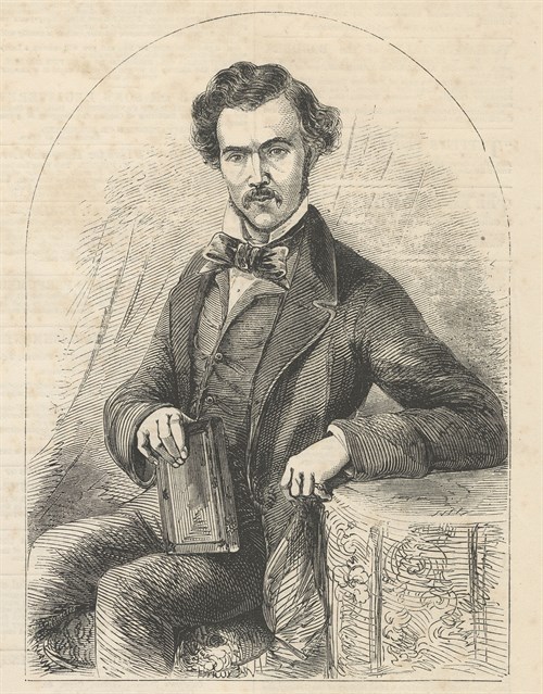 Drawing of naturalist John Kirk