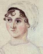 Drawing of Jane Austen