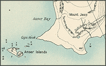 Detail from Spitsbergen map,1919
