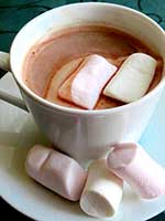 Hot chocolate with mallow