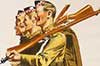 Image of marching soldiers with guns