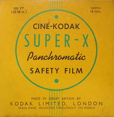 Cine-Kodak safety film box
