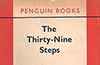 Detail from the cover of 'The thirty-nine steps'