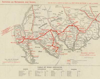 1914 railway map