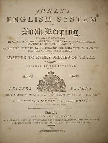 Title page from 'Jones's English system'