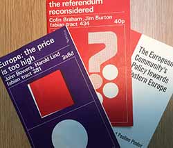 Three books about the European Union
