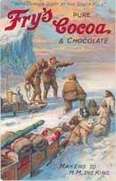 Postcard advertising Fry's cocoa