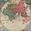 Detail from the map of the world