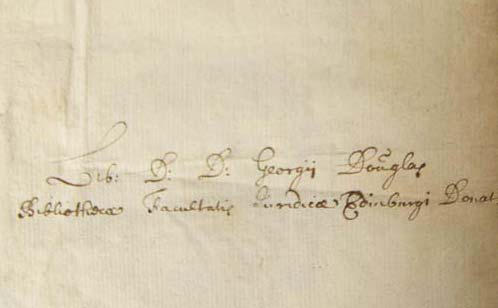 1695 handwritten inscription