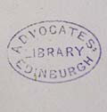 Oval Advocates Library stamp