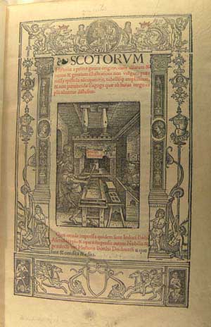 Front page of book