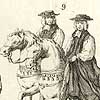 Illustration of 2 men on horseback