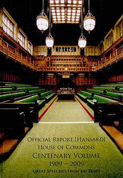 Cover of 'Hansard'