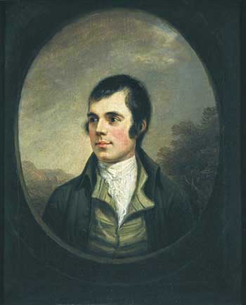 Painting of Robert Burns