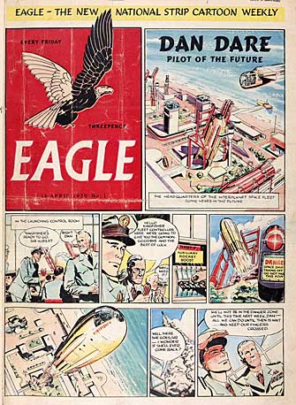 Front page of comic