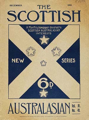 'Scottish Australasian' newspaper cover
