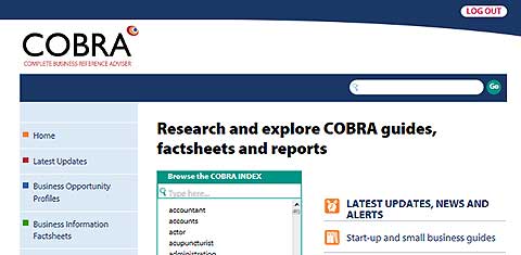 COBRA resource screengrab