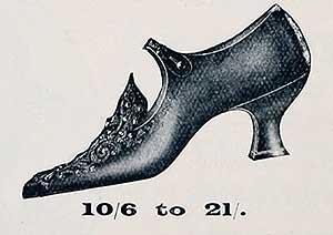 Historic shoe illustration