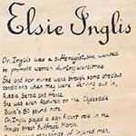 Elsie Inglis poem