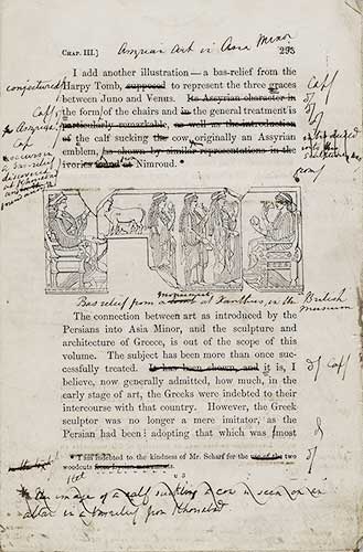 Printed page with handwriting