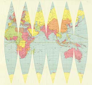 world map