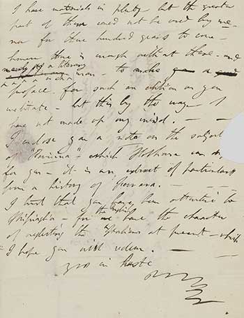 Byron letter
