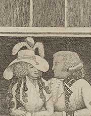 Engraving of 2 lovers