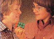 children with rubiks cube