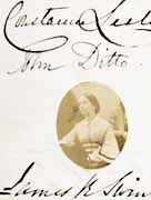 Photo and comments on visitors' book page