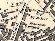 Detail from town plan