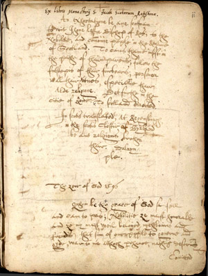 Manuscript page