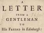 Detail from 'A letter from gentleman'